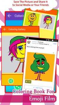 Emoji Film Coloring Book New screenshot 3