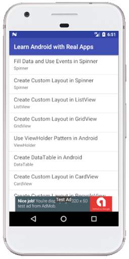 Learn Android with Real Apps screenshot 1