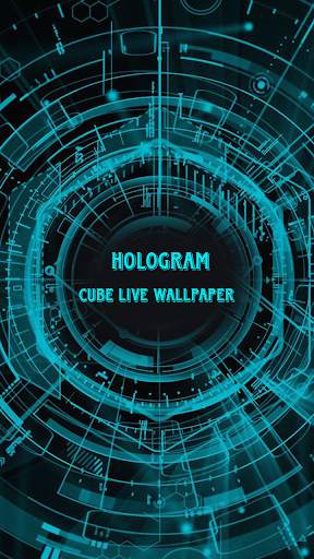 Hologram cube live wallpaper screenshot 2