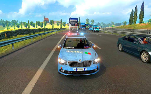 Police Cop Spooky Stunt Park screenshot 4