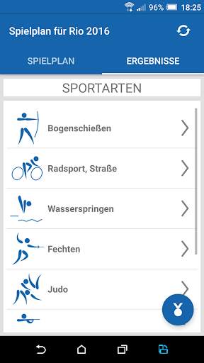 Spielplan für Rio 2016 screenshot 3