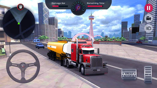 Oil Tanker Transporter Truck Driving Simulator screenshot 5
