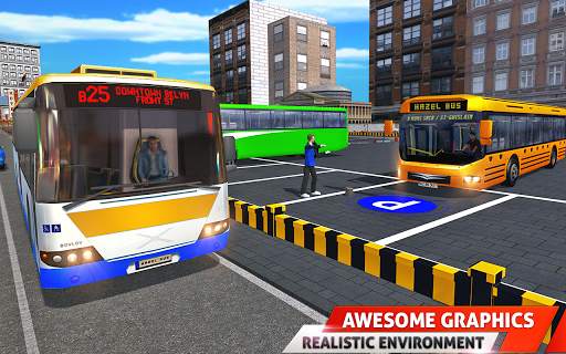 Modern Bus Drive Parking 3D Game - Free Bus Games screenshot 5