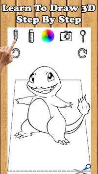 How to Draw: Pokemon 3D screenshot 2