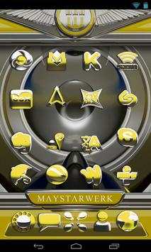 Next Launcher Theme Yellow G screenshot 2