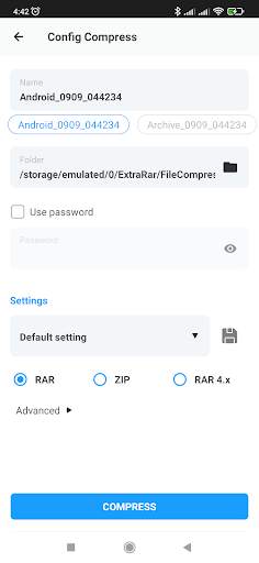 Rar Zip File Compressor and Extractor screenshot 4