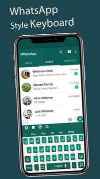Whatsapp Style Keyboard Theme screenshot 1