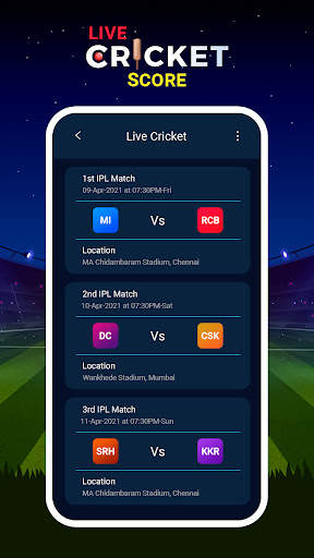 Live Cricket Score - Live Cricket Tv screenshot 3