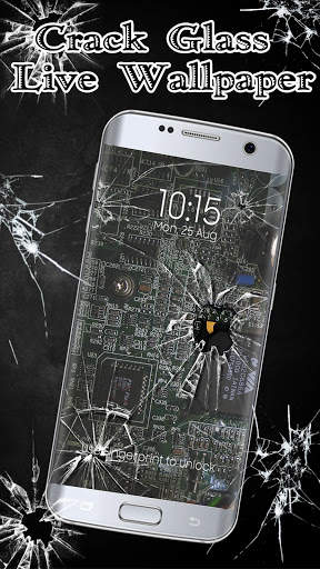 Broken Glass APUS Live Wallpaper screenshot 2