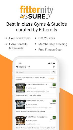 Fitternity - Health & Fitness 7 تصوير الشاشة