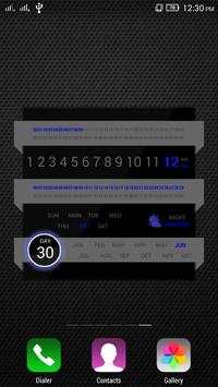 Numeric Digital Clock Lwp 4 تصوير الشاشة
