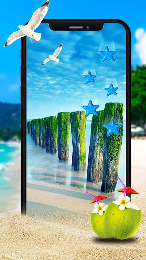 Summer Beach APUS live wallpaper screenshot 1
