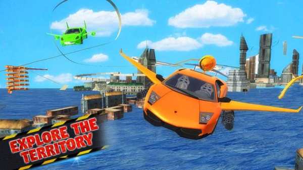 Futuristic Flying Car Ultimate screenshot 6