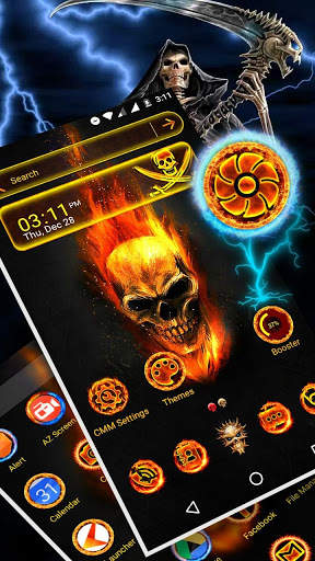 Skull Launcher Theme screenshot 4