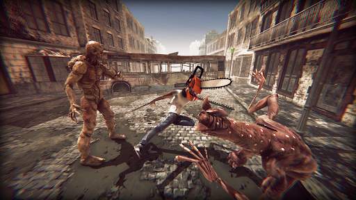 Chainsaw Man vs Zombie Fight screenshot 1