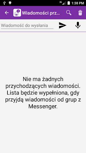 Mowiący Messenger screenshot 2