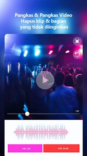 Editor Video - Pangkas, Potong, Gabungkan, Musik screenshot 4