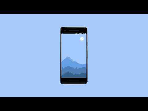 2D Mountain Landscape - Live Wallpapers screenshot 1