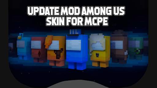 Update Mod Among Us Skin for MCPE screenshot 1