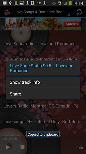 Love Songs & Romance Radio screenshot 3