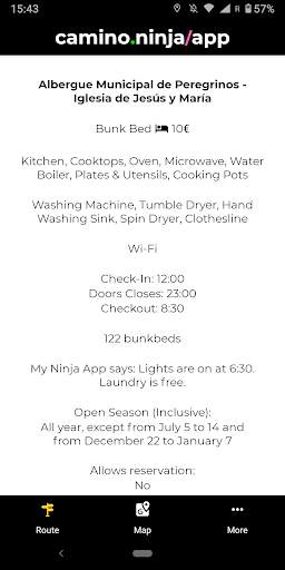 Camino Ninja App screenshot 3