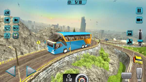 Uphill Offroad Bus Driving Simulator: Mountain Bus screenshot 8