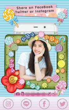 Selfie Camera - Kawaii Photo Editor Sticker 6 تصوير الشاشة