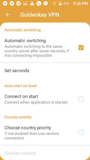 Free GoldenKey VPN Hotspot- Free(SuperFast) VPN screenshot 8