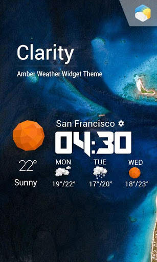 Daily&Hourly Forecast Widget❆ screenshot 1