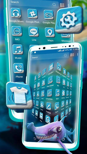 Shark Launcher Theme screenshot 2