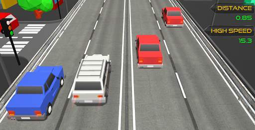 Blocky Cars Rush Drive screenshot 7