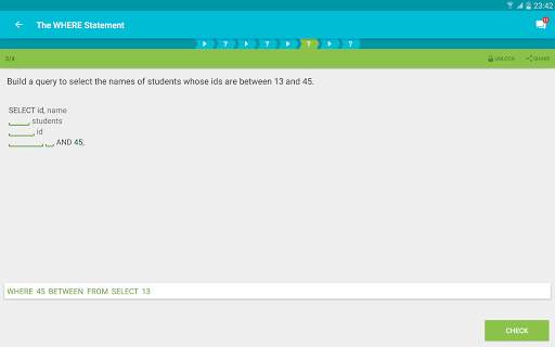 Learn SQL screenshot 16