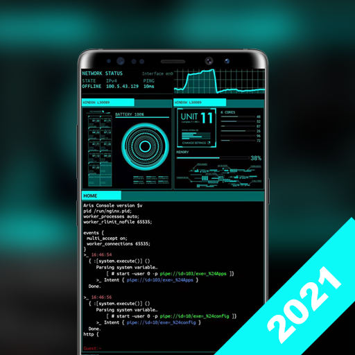 Hacker HUD Launcher icon