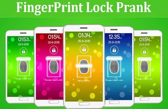 Fingerprint Lock Screen Prank скриншот 2