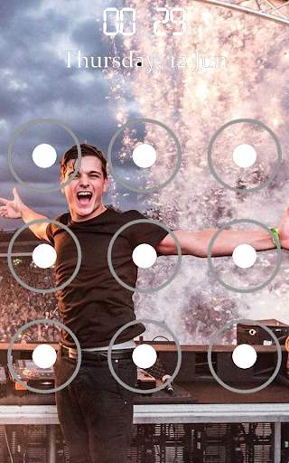 Martin Garrix Pattern Lock Screen 4 تصوير الشاشة