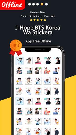Jhope bts wa sticker screenshot 3
