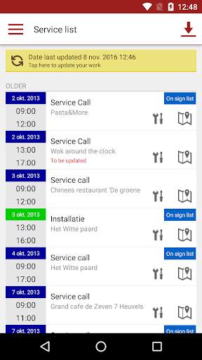 Exact Field Service Q 1 تصوير الشاشة