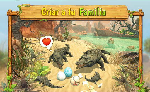 Crocodile Family Simulator en línea screenshot 2