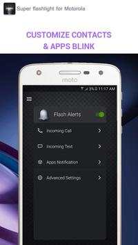Super flashlight for Motorola screenshot 3
