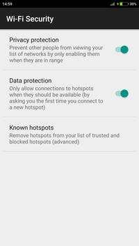WIFI Privacy screenshot 1