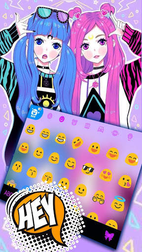Best Friends Girls Keyboard Theme screenshot 3