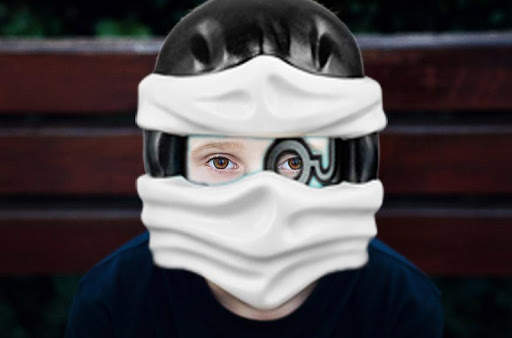 Ninja Head Photo Stickers screenshot 2
