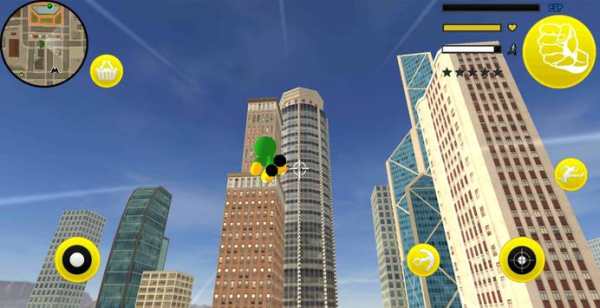 Stickman brazil Capitaine Rope Hero Gangster Crime screenshot 2