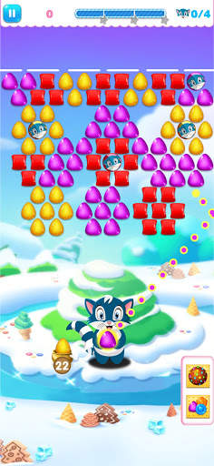 Candy Cat Rescue Bubble Shooter screenshot 3