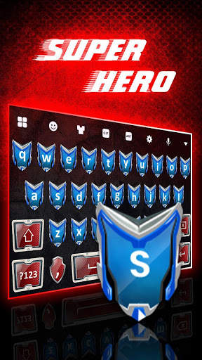 Super Heros Keyboard Theme screenshot 1