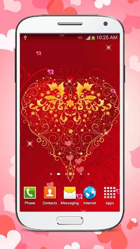 Hearts Live Wallpaper HD screenshot 4