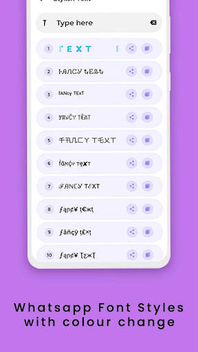 Chat Style for WhatsApp -Fonts screenshot 7