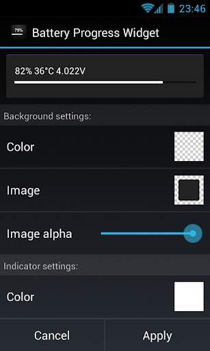 Battery Progress Widget screenshot 2