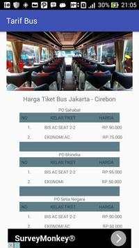 Bus Jakarta - Cirebon screenshot 5