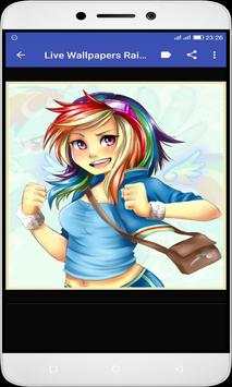 Live Wallpapers Rainbow Dash Styl screenshot 8